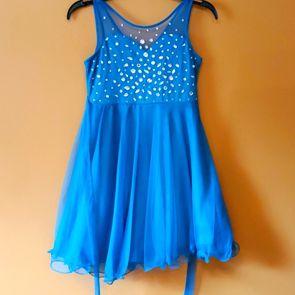 Turquoise size 7 party dress